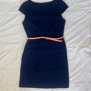 AGB Navy Sheath Dress 12P